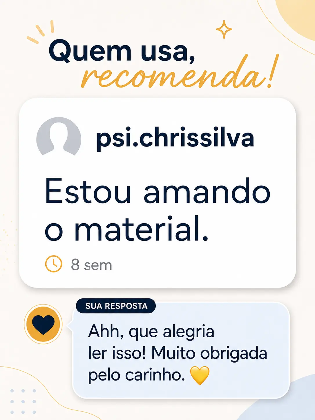 Depoimento de cliente 1